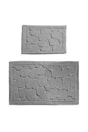 Mijölnir Parma - Grey Juego de Alfombrillas de Baño